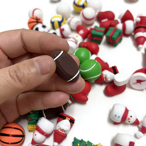 3D Sports Ball PVC Shoe <strong>Charms</strong> Basketball <strong>Football</strong> Tennis Baseball Volleyball Rugby <strong>Croc</strong> <strong>Charms</strong> for Clog Shoes Decoration - Product Image 3