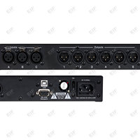 Processeur audio numérique professionnel EIF 4.8/3.6 SP DSP, portable, haute qualité, stéréo, pour réunions, XLR, noir, en vente