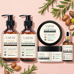 Set de Champú <span class=keywords><strong>y</strong></span> Acondicionador de Marca Privada Hidratante <span class=keywords><strong>con</strong></span> Queratina, <span class=keywords><strong>Biotina</strong></span> <span class=keywords><strong>y</strong></span> Manteca de Karité, <span class=keywords><strong>con</strong></span> Aceite de Argán <span class=keywords><strong>y</strong></span> Romero para un Rápido Crecimiento del Cabello - Product Image 1