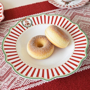 <span class=keywords><strong>Assiette</strong></span> en céramique Lelyi motif ours mignon, série Noël, pour la maison et la restauration, vente en gros, cadeaux de Noël - Product Image 2