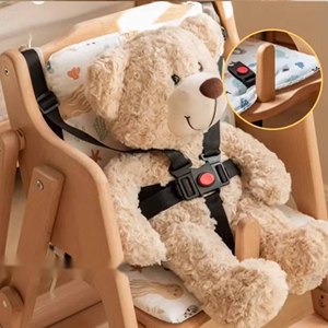 Chaise haute en bois pour bébé, chaise multifonction pour enfants, chaise haute réglable pour l'alimentation des enfants, siège pour manger - Product Image 4