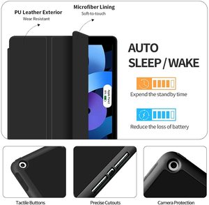 Étui en TPU léger Anti-chute pour <span class=keywords><strong>iPad</strong></span>, couverture pour tablette 7, 8, <span class=keywords><strong>9</strong></span> <span class=keywords><strong>génération</strong></span> 10.2, réception ODM/OEM - Product Image 2