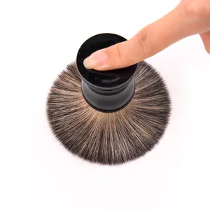 Customized Packaging Premium Cosmetic Brush Resin Handle Shaving Brush Set with Luxury Badger Brush