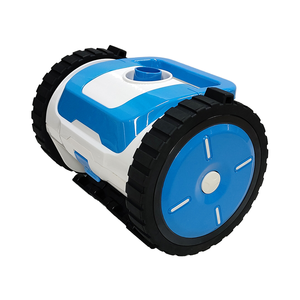 Nettoyeur de <span class=keywords><strong>piscine</strong></span> automatique puissant R5 à 2 roues <span class=keywords><strong>avec</strong></span> aspiration, LED et tuyau de 40 pieds. Exige une <span class=keywords><strong>pompe</strong></span> de 1,5 CV. Nettoie les parois du fond des piscines enterrées - Product Image 4