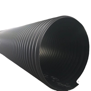 Tuyau de drainage corrugué en polyéthylène haute densité (HDPE) de grand diamètre Tongyuan, systèmes de drainage des eaux pluviales - Product Image 1