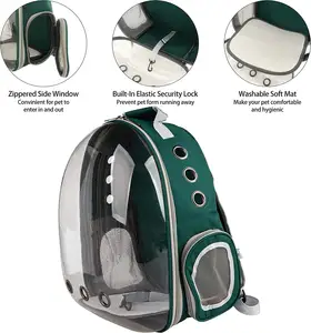 Pet Bubble Backpack Airline-Approved Ventilate Transparent Space Capsule Backpack Cat Carrier Bag