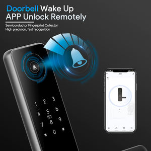 Locstar livraison directe sécurité Cerradura Inteligente biométrique Cadenas <span class=keywords><strong>Empreinte</strong></span> numérique <span class=keywords><strong>empreinte</strong></span> digitale serrure intelligente pour porte principale - Product Image 3