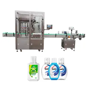WB-J4 High Viscosity Bottle Detergent Bleach Toilet Floor Cleaner Liquid Filling Machine