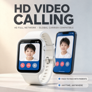 สมาร์ทวอทช์เด็กแบบกำหนดเอง OEM รองรับ 4G หน้าจอสัมผัส ใส่ซิมการ์ดได้ ใช้งานร่วมกับ IOS Android โทรศัพท์ได้ รองรับการโทรสองทาง รุ่น X01 - Product Image 2
