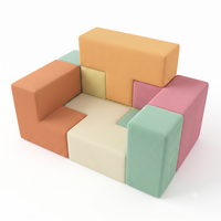 Cord-Würfel Weiches Modulares Kindersofa Verbindbare Schaumstoff-Sitzkissen Wohnmöbel für Kleinkinder zum Lesen, Klettern und Sensorischen Spielen