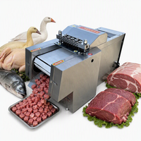 Mesin Pemotong Daging Kambing Ayam Otomatis Komersial Baru dengan Ketebalan yang Dapat Disesuaikan dan Bahan Stainless Steel 304