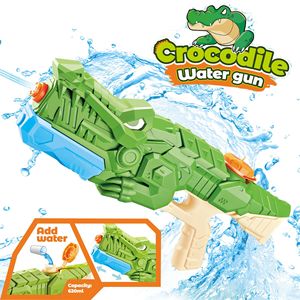 Mới nhất bán buôn unisex trẻ em Súng nước đồ chơi công suất cao cá sấu thiết kế nhựa mùa hè ngoài trời Trò chơi bắn súng trẻ em Đồ chơi - Product Image 1