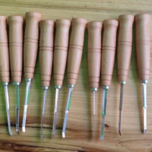 Couteaux à pain avec manche en bois, ensemble de couteaux de cuisine HK11 4 21, outils de coupe professionnels pour la pâtisserie et la préparation des aliments - Product Image 5
