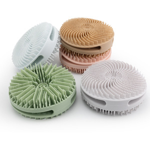 Dual-Sided Design 2-in-1 Silicone Body Scrubber Body Buffer Scrubber for Sensitive Skin Body Shower Scrubber <b>Exfoliating</b> Brush - Product Image 3