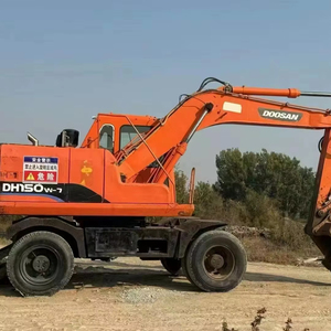 รถขุดตีนตะขาบดีเซลไฮดรอลิก Doosan แท้ ผลิตในเกาหลี ขนาด 15 ตัน รุ่น DH150W-7 มือสอง พร้อมมอเตอร์ ปี 2018 - Product Image 1