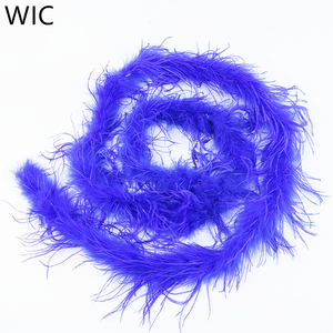 Écharpe en plumes d'autruche pour la décoration de robe, 1 plis, 2 mètres, <span class=keywords><strong>blanc</strong></span> et noir, prêt à l'emploi, nouveau modèle 2019, 23 - Product Image 5