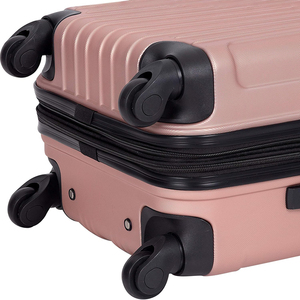 Valises vintage durables en ABS, ensemble de 3 pièces, <span class=keywords><strong>chariot</strong></span> à bagages portable pour hommes et femmes, pour voyages, excursions, affaires - Product Image 4