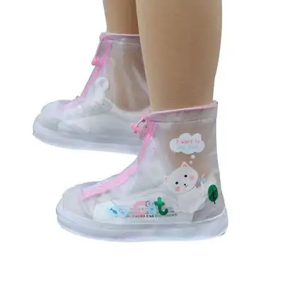 Protect Shoe Covers Ankle Waterproof Durable Outdoor Girls Rainproof Shoe Protector