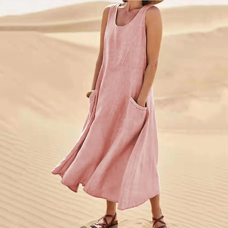 Pink sleeveless