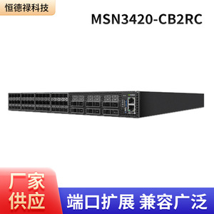 Open Ethernet <b>Switch</b> 25GbE 48SFP28 12QSFP28 Dual AC Power Supply Educational <b>Network</b> VLAN Support - Product Image 2