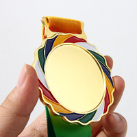 Medallas 3D de Aleación de Zinc de Alta Calidad a Precio de Mayoreo JZ, Medalla Deportiva Personalizada con Logotipo, Medalla de Baile de Metal Dorado en Blanco Personalizada