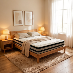 Hybrid <b>Mattress</b> Spring 5 Zone Pocket <b>Sprung</b> <b>Mattress</b> for Sale Fabric Cover King Queen Size <b>Mattress</b> for Bedroom Use - Product Image 2