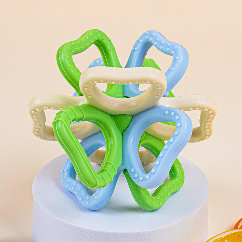 Green, blue and white