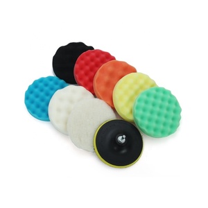 Lot de 10 tampons de polissage en éponge de 6 pouces personnalisés par le fabricant OEM, tampons de polissage haute brillance pour carrosseries de voitures et polissage en gros - Product Image 1