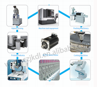 Moteur servo industriel Jiukong 3000 tr/min 400W-1000W 220V monophasé, efficacité IE4, 60mm, étanche IP67, montage à bride, pilote CNC