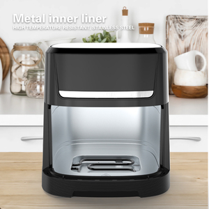 Oem 10L thông minh thép không gỉ điện nồi chiên không khí 10-in-1 cho home & RV sử dụng kỹ thuật số LCD hiển thị với ngôn ngữ pháp hình vuông - Product Image 4