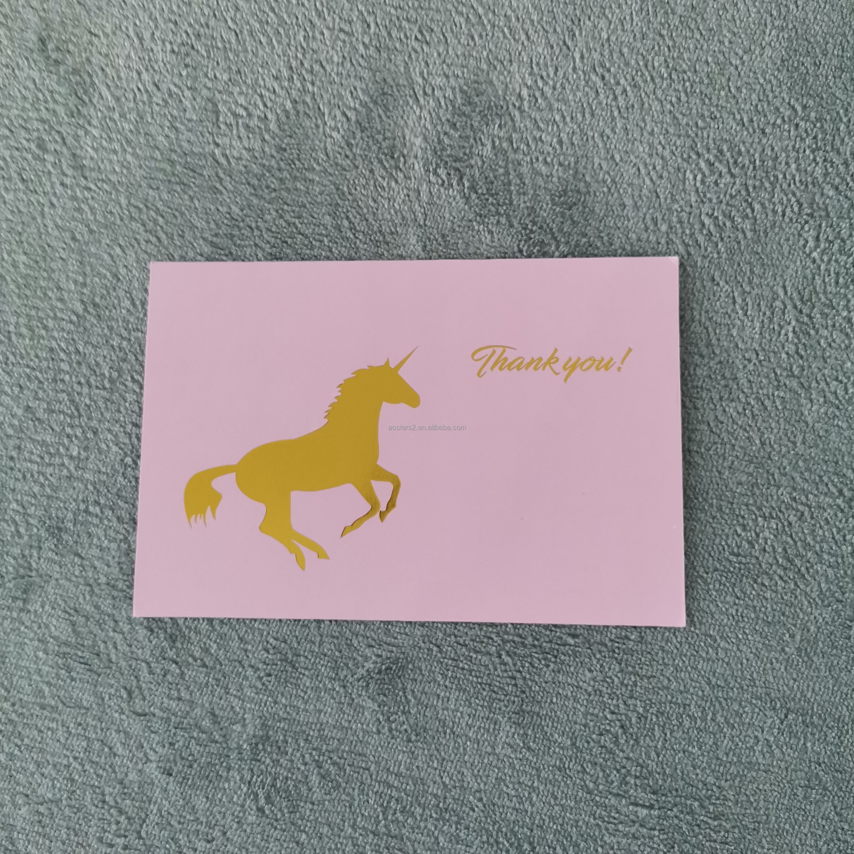 Новая бронзовая открытка на день рождения, открытка с благодарностью, открытка на заказ, прямые продажи с завода