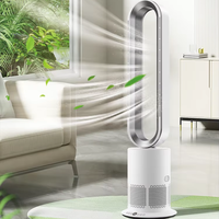 Ventilateur sur pied TP 12 3-en-1 numérique CE 102CM 45W H13 HEPA Plasma sans pales avec télécommande, pour la purification et le refroidissement, idéal pour les hôtels et la maison