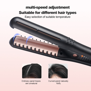 Plancha de pelo multiusos 2025: temperatura múltiple para cabello dañado y grueso, calentamiento rápido, antideslizante y sin enredos - Product Image 3