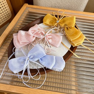 New Korean style moonlight girl niche <b>banana</b> <b>clip</b> with ruffled bow high ponytail <b>banana</b> <b>clip</b> high-end <b>hair</b> accessory <b>hair</b> <b>clip</b> - Product Image 4