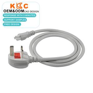 Câble d'alimentation UK vers IEC C5 / Câble britannique 3 broches vers C5 / Câble d'alimentation CA à trèfle à quatre feuilles / Câble d'alimentation pour moniteur d'ordinateur - Product Image 2