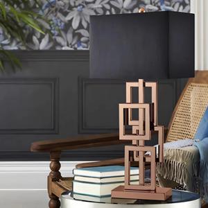 Постмодернистская простая неоклассическая европейская дизайнерская настольная лампа из титана класса люкс для декора гостиной и спальни - Product Image 3