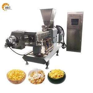 2022 new edition corn flake production line plant based snacks breakfast cereals machine