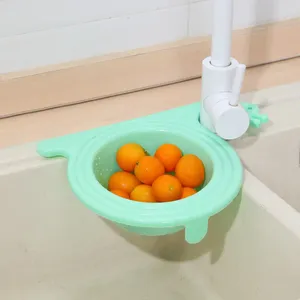 Zenidoo Swan Drain <b>Basket</b> Storage Rack Faucet Multi Functional Creative Kitchen Dish Sink Water Filtration Eco-Friendly PP - Product Image 4