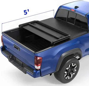 4X4 Kualitas Tinggi Keras Aluminium Roll Up Bed Pickup Truck Tonneau Cover untuk Isuzu DMax untuk Nissan Navara NP300 untuk Toyota Hilux