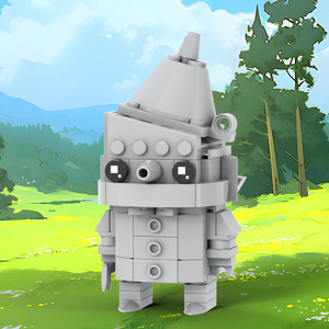 Moc Brickheadz, Juguete de Bloques de Construcción para Niños, Juguete de Hojalata Dorothy, El Hombre de Hojalata, El Mago de Oz, Diy, Anime, para Niño - Product Image 5