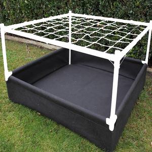 Sac de culture carré tissu de lit de sol vivant lit de culture surélevé pour planter des plantes malodorantes fleurs herbes légumes - Product Image 1