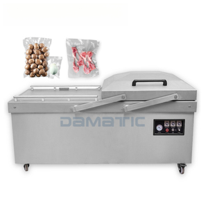 Máquina Selladora <span class=keywords><strong>de</strong></span> Envasado al Vacío Industrial <span class=keywords><strong>de</strong></span> Gran Espacio para Alimentos Cocinados (Pavo, Cerdo, Res, Pollo) con Película Retráctil - Product Image 1