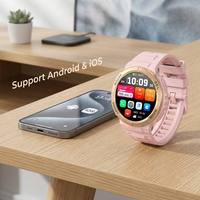 Montre connectée pour femme K73 personnalisée OEM ODM, fournisseur d'usine, montre de sport pour femme, écran AMOLED 1,32 pouces, 3ATM, montre avec fonction d'appel