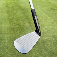 Fer à repasser de golf professionnel, fabriqué en usine, personnalisé, en acier au carbone 1020, fraisage CNC, droitier, forgé, jeu de 4 têtes