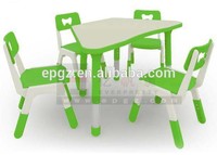 Meubles de maternelle, table d'étude réglable pour garderie, ensembles de meubles pour enfants, ensemble bureau et chaise pour crèche