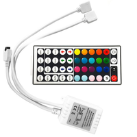 Kit de bande lumineuse LED RVB 5M 10M 20M 5050 + adaptateur secteur + 44 touches à distance kit de bande LED RVB Chine bande lumineuse de fond TV
