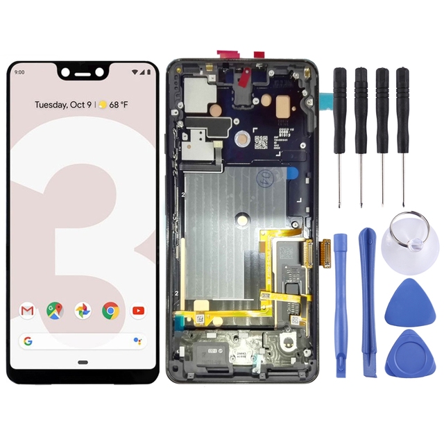 Competitive Prices OEM LCD Screen for Google Pixel 3 XL Digitizer Full Assembly with Frame