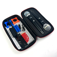 Système de microphone sans fil professionnel MRA58, récepteur rechargeable, micro portable, portée de 100 pieds, avec étui de transport pour karaoké