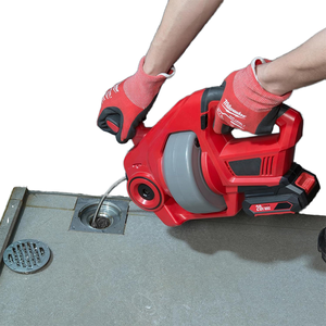 Machine de dragage de canalisations portative professionnelle, outil de nettoyage des égouts et des toilettes, outil portable pour la maison, moteur sans balais 16V, batterie - Product Image 1