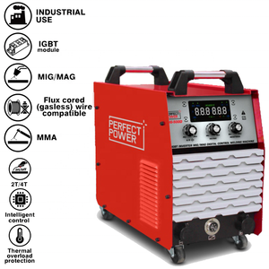 MIG-500D <span class=keywords><strong>MIGMAG</strong></span> IGBT INVERTER SCH WEISS MASCHINE Multifunktions-FLUX CORED Drahts ch weißen schwere industrielle 20kg Drahts pulen fähigkeit - Product Image 2